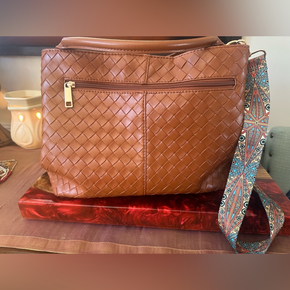 Time and Tru Women's Hazel Satchel Bag Crossbody Shoulder Purse EUC - Picture 3 of 4